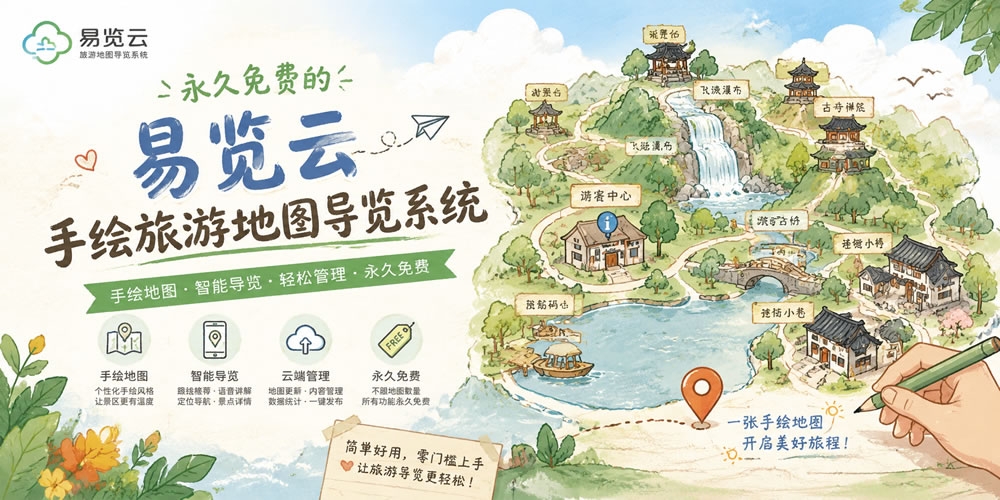 永久免费的易览云手绘旅游地图导览系统(图1) 517bea4f-f463-49c--f40.jpg